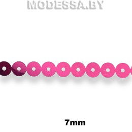 Лента из пайеток 7мм Ц:Малиновый