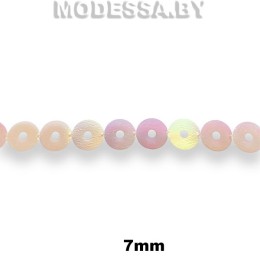 Лента из пайеток 7мм Ц:Оранжевый АВ