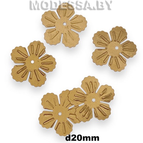 Пайетки 20мм Ц:Золото