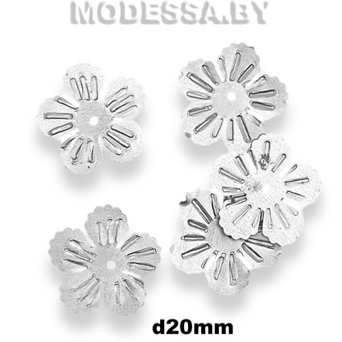 Пайетки 20мм Ц:Серебро