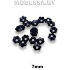 Пайетки 7мм Ц:Чёрный АВ 