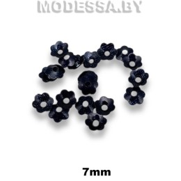 Пайетки 7мм Ц:Чёрный АВ 