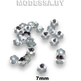 Пайетки 7мм Ц:Серебро 