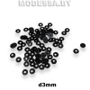 Пайетки 3мм Ц:9 Чёрный