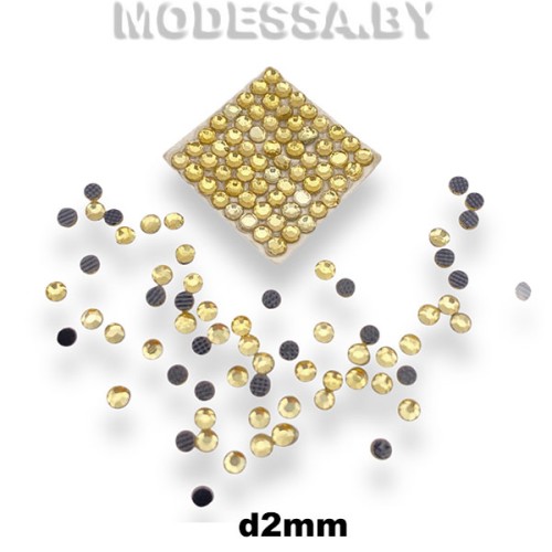 Стразы клеевые Jonquil d2мм SS6