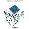 Стразы клеевые Capri Blue d2мм SS6