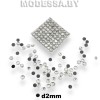 Стразы клеевые Сrystal d2мм SS6