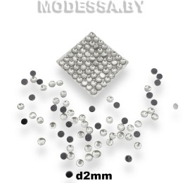 Стразы клеевые Сrystal d2мм SS6