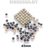 Стразы клеевые Crystal AB d3мм SS10
