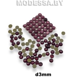 Стразы клеевые Amethyst d3мм SS10