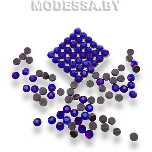 Стразы клеевые Cobalt d3мм SS10