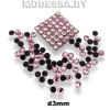 Стразы клеевые Lt. Amethyst d3мм SS10