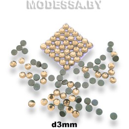 Стразы клеевые Peach d3мм SS10