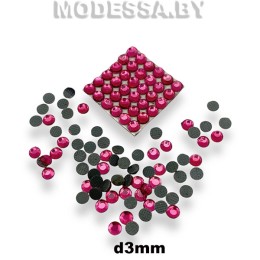 Стразы клеевые Rose d3мм SS10