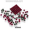 Стразы клеевые Siam d3мм SS10