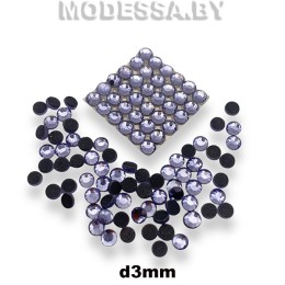 Стразы клеевые Tanzanite d3мм SS10