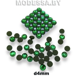Стразы клеевые Emerald d4мм SS16
