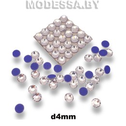 Стразы клеевые Crystal d4мм SS16