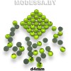 Стразы клеевые Lt. Emerald d4мм SS16