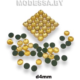 Стразы клеевые Lt. Тopaz d4мм SS16