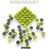Стразы клеевые Peridot d4мм SS16