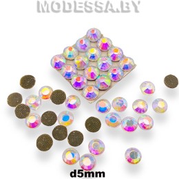 Стразы клеевые Сrystal AB d5мм SS20