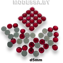 Стразы клеевые Lt. Siam d5мм SS20