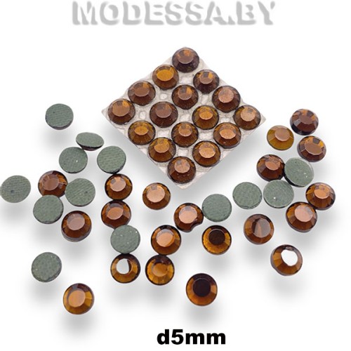 Стразы клеевые Sm.Topaz d5мм SS20