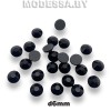 Стразы клеевые Black d6мм SS30