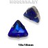 2233 18x18мм стразы стекл. в оправе Ц:Василёк