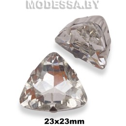 2233 23x23мм стразы в оправе Ц:Кристалл