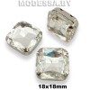 2648 18x18мм стразы в оправе Ц:Кристалл