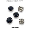 SS45 d10мм стразы стекл. в оправе 