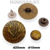 012233 Пуговица d20 / 12210 MD Хольнитен d10 Ц:А