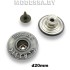 01725 Заклёпка-пуговица d20мм Ц:0058 Серый