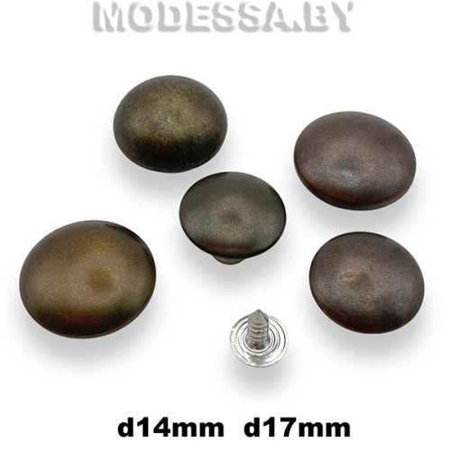 1702012 1402409 Заклёпка-пуговица d17 d14