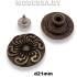 D22230 Заклёпка-пуговица d21мм Ц:Антик