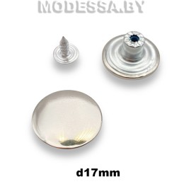 27888.35 Заклёпка-пуговица d17мм Ц:Никель