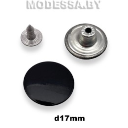 27888.40 Заклёпка-пуговица d17мм Ц:Чёрный
