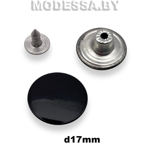 27888.40 Заклёпка-пуговица d17мм Ц:Чёрный