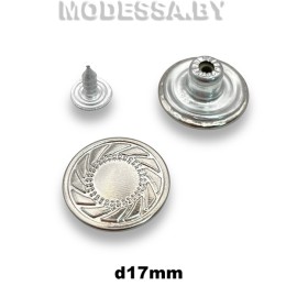 27889.5 Заклёпка-пуговица d17мм Ц:Никель