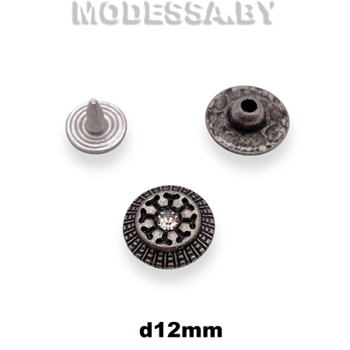 D3015 Хольнитен d12мм Ц:Чёрный никель