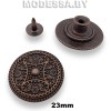 D32935 Заклёпка-пуговица d23мм Ц:Медь