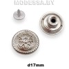 D33030 Заклёпка-пуговица d17мм Ц:Никель
