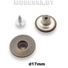 1702110 Заклёпка-пуговица d17мм Ц:Антик 