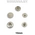 10 В Кнопка альфа d10мм Nickel