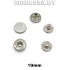 10 В Кнопка альфа d10мм Nickel matt