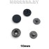 10 В Кнопка альфа d10мм Soft-touch Black