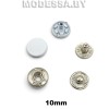 10 В Кнопка альфа d10мм Soft-touch White