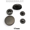 17 В Кнопка альфа d17мм Black Nickel